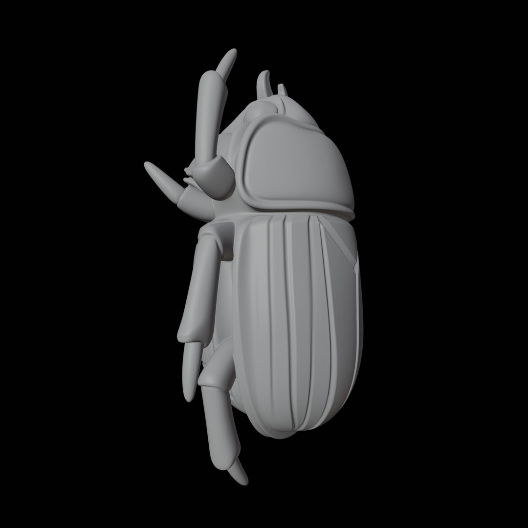 3D Scarab Beetle 3D Print Model Model - TurboSquid 2510211