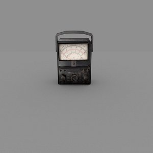 3D old multimeter