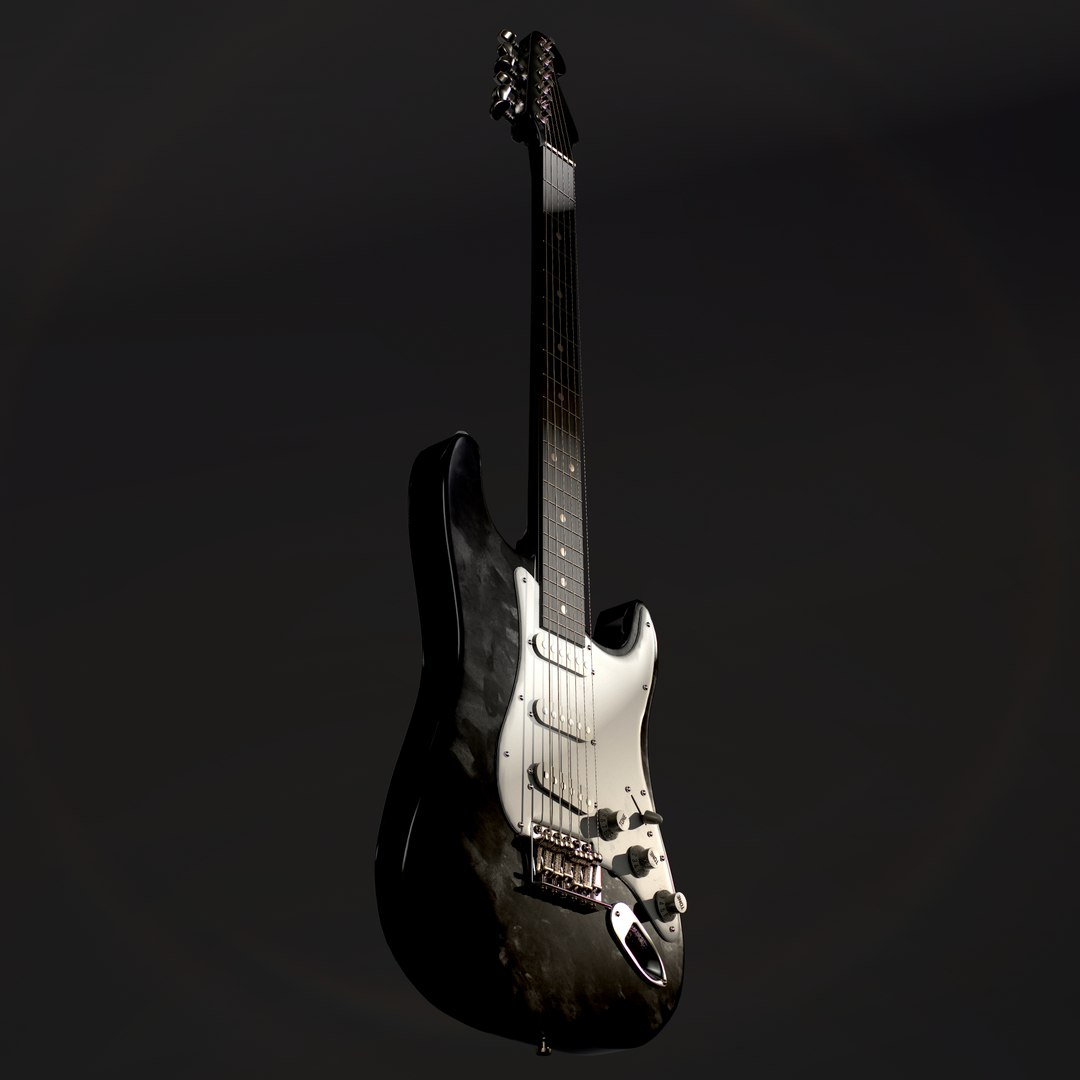 Electric guitar 3D - TurboSquid 1615093