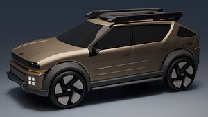 3D model Hyundai Initium New hydrogen crossover 2025 3D Model