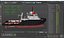 Bylgia Deep-Sea Anchor Handling Tug Rigged for Cinema 4D