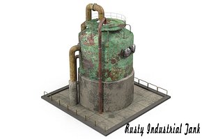 rusty industrial tank max