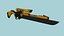 Sniper Gunblade 06 Gelb Schwarz - Charakter SciFi Design