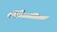 Sniper Gunblade 06 Gelb Schwarz - Charakter SciFi Design