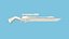 Sniper Gunblade 06 Gelb Schwarz - Charakter SciFi Design