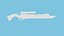 Sniper Gunblade 06 Gelb Schwarz - Charakter SciFi Design