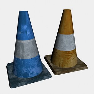 traffic cone 3d model