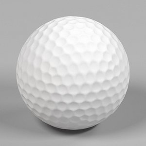 3D realistic golf ball