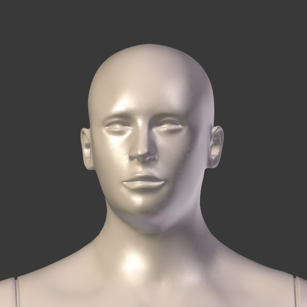 3d Model Male Mannequin