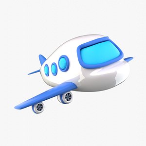 Plane 3D Illustration