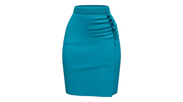 Green pencil skirt 3d print best sale