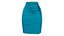 Teal Pencil Skirt With Ruffle Front Trim