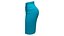 Teal Pencil Skirt With Ruffle Front Trim