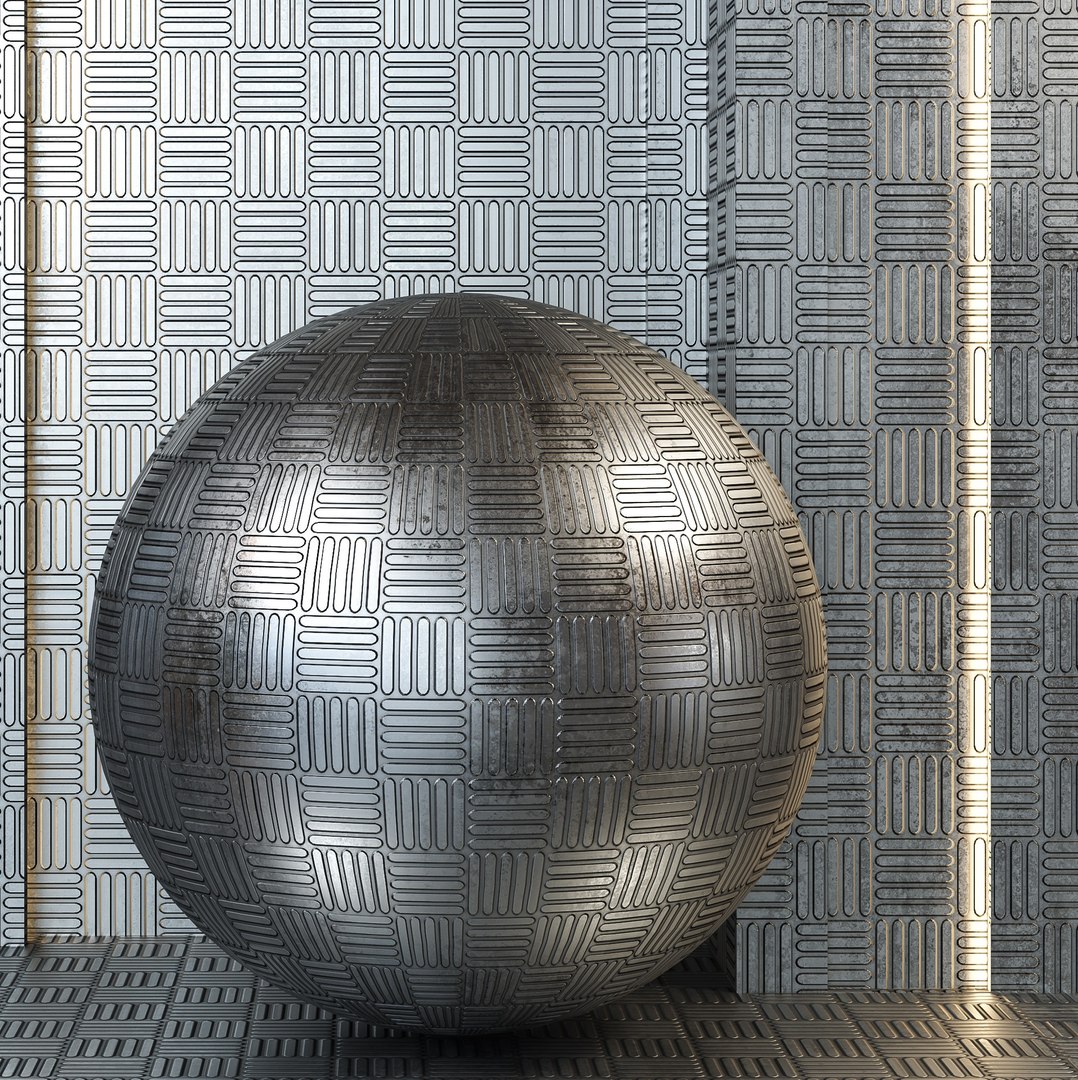 3D Model Metal Pattern Set 01VrayMax2016 - TurboSquid 2368432