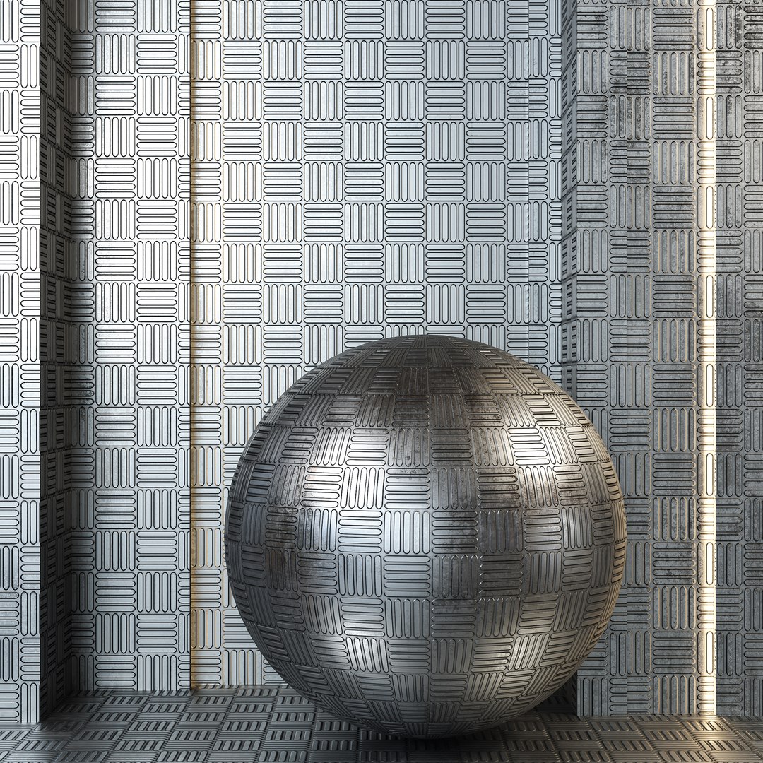 3D Model Metal Pattern Set 01VrayMax2016 - TurboSquid 2368432