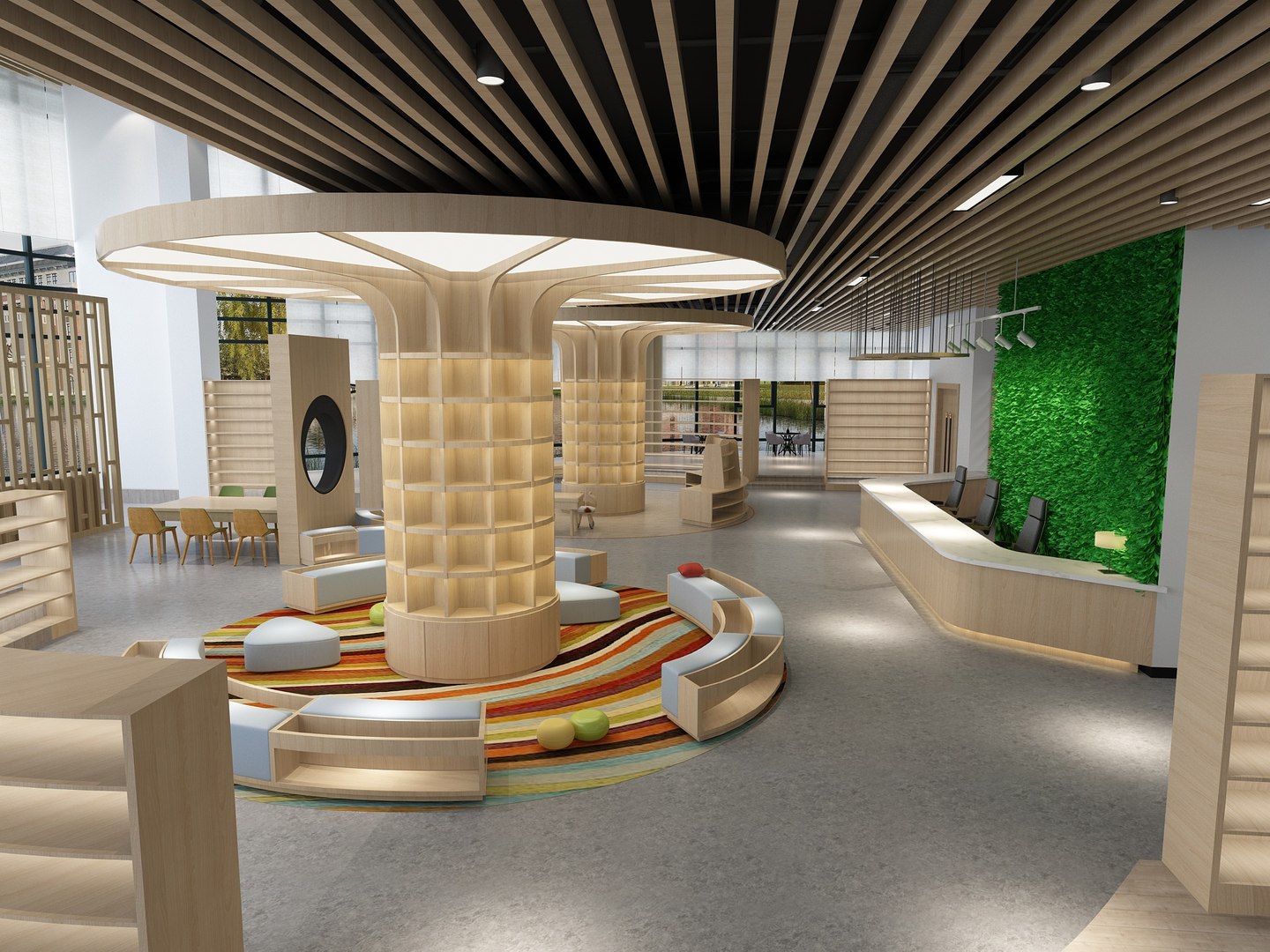 Library 2 3D Model - TurboSquid 2063828