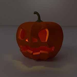 3ds halloween pumpkin