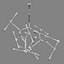 74220x Struttura Lightstar Chandelier