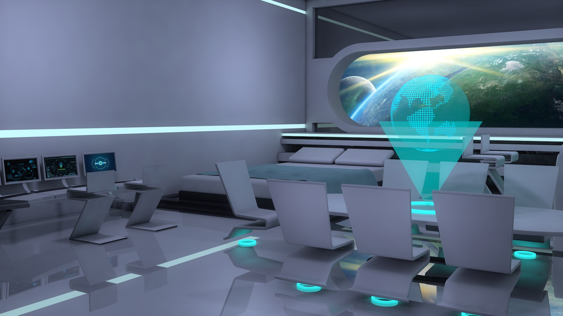 Sci Fi Room model - TurboSquid 1955552