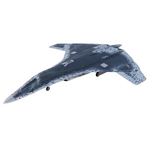 Lockheed NGAD deux - concept fighter 3D