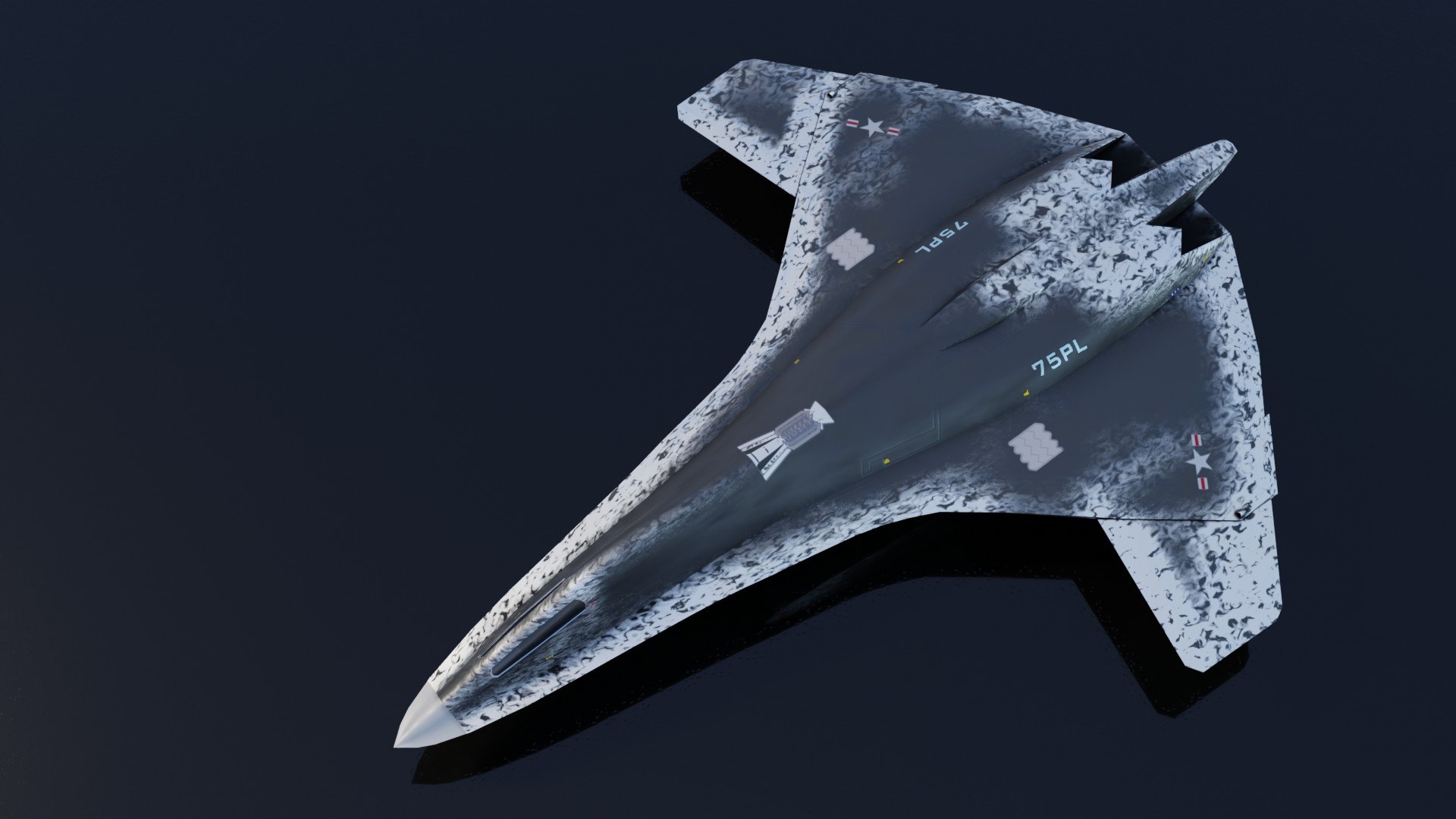 Lockheed NGAD Deux - Concept Fighter 3D - TurboSquid 2146476