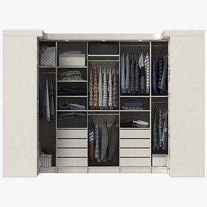 3d wardrobe clothes 06 model