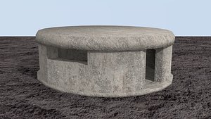 Bunker lowpoly