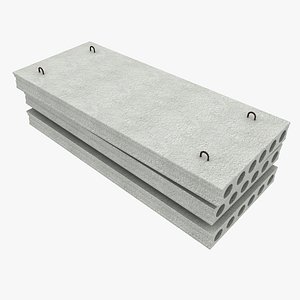 3d model concrete slabs 1