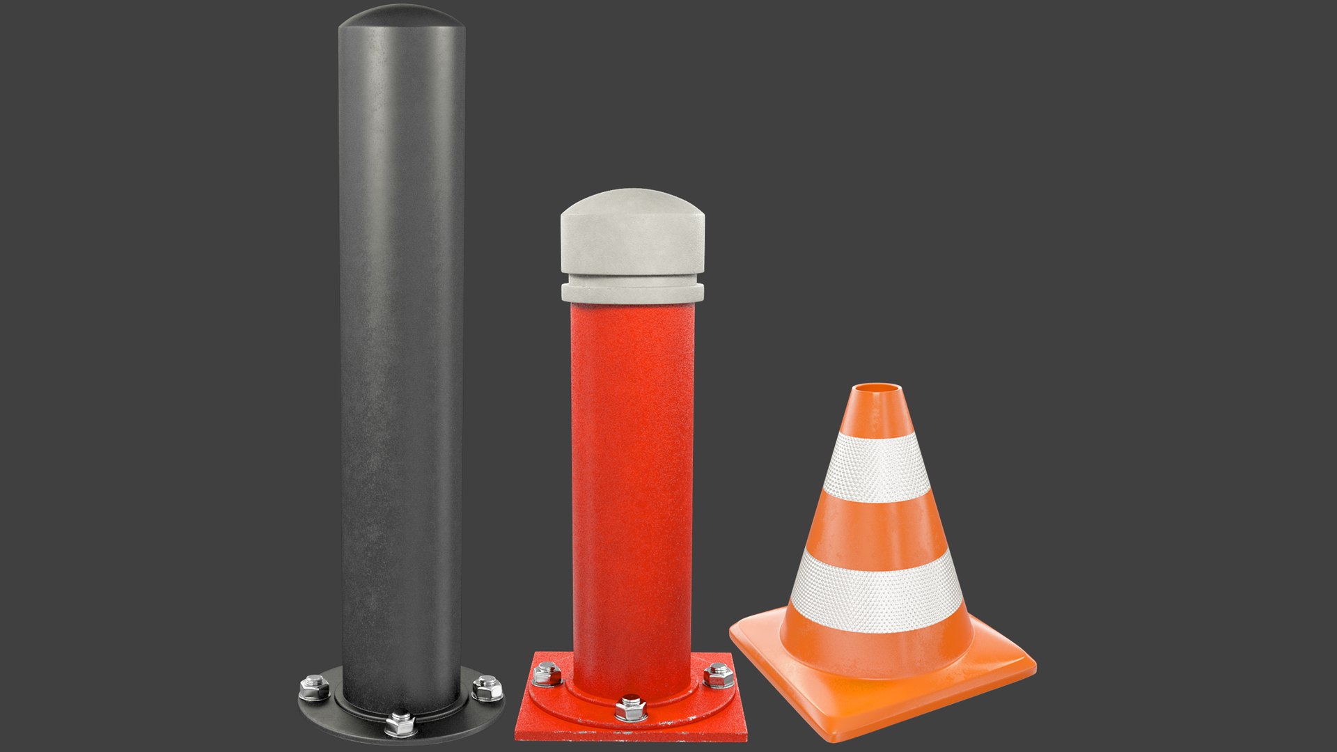 Road Safety Bollards and Cone Collection V3 3D model https://p.turbosquid.com/ts-thumb/vt/TreiOE/ZA/rsbacc3_002/png/1678309882/1920x1080/fit_q87/c1a3c61712c5b54c5f6f63aebfef8ab60b09f1a4/rsbacc3_002.jpg