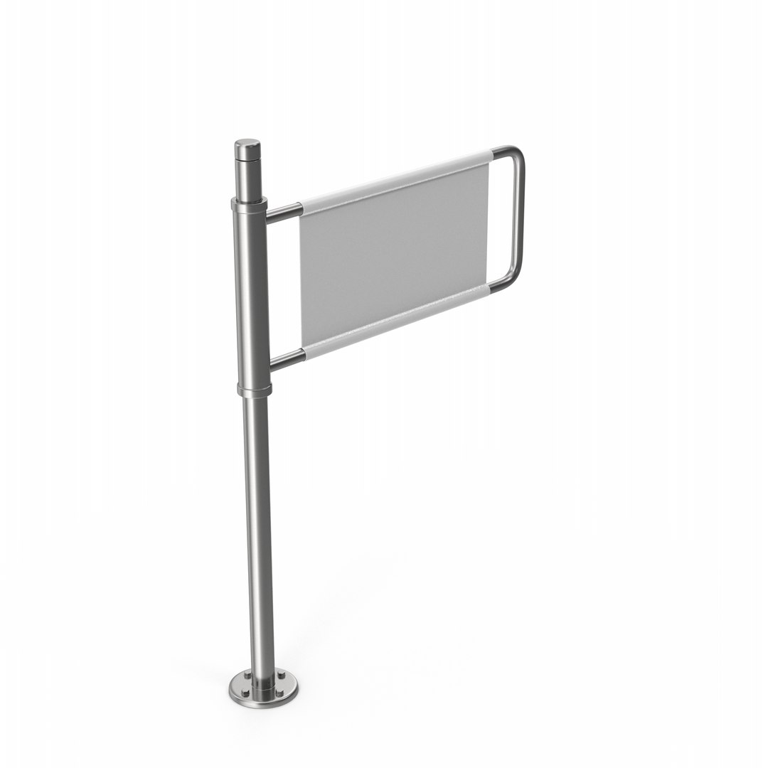 Supermarket Access Control Gate 3D Model - TurboSquid 2257091
