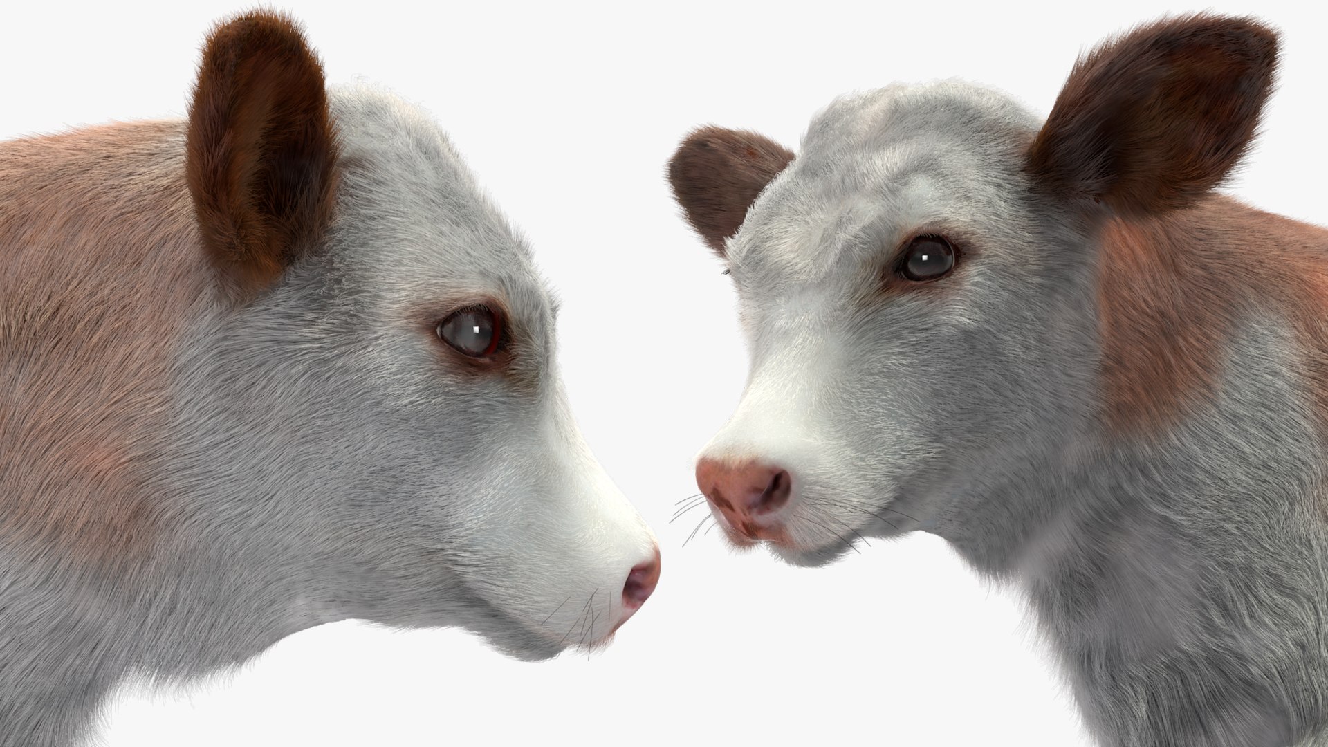 3D Cow Calf In Walking Pose Fur - TurboSquid 2258176