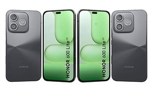 Honor 600 Lite Black 3D model