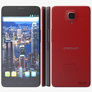 alcatel touch idol x 3d model