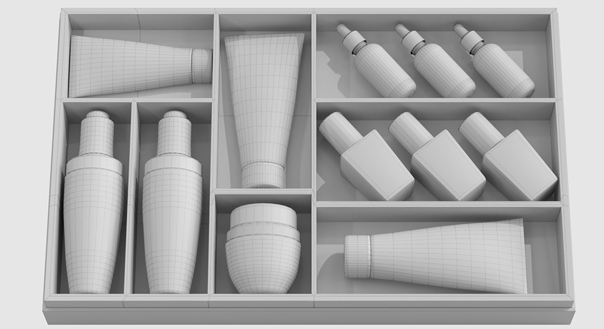 3D model Luxury cosmetics set 51 - TurboSquid 2091599