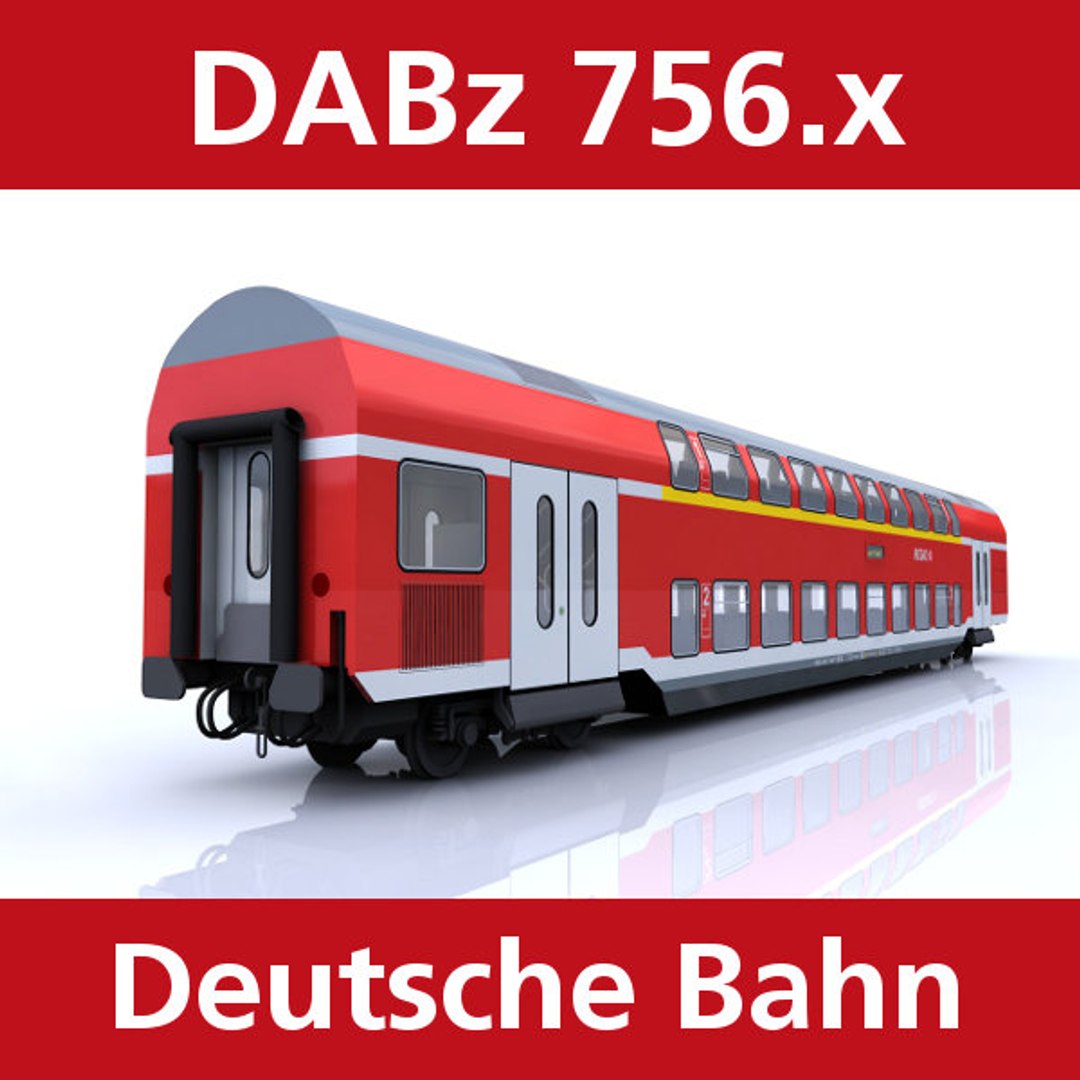 3ds Max Passenger Deutsche Bahn