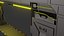 Sci fi Door Game Ready 3D 모델