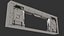 Sci fi Door Game Ready 3D 모델