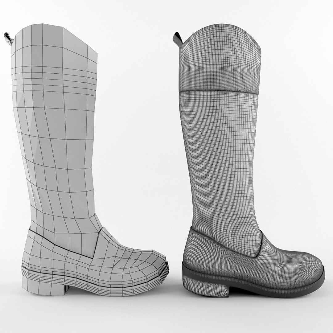 Rain Boot 3d Model