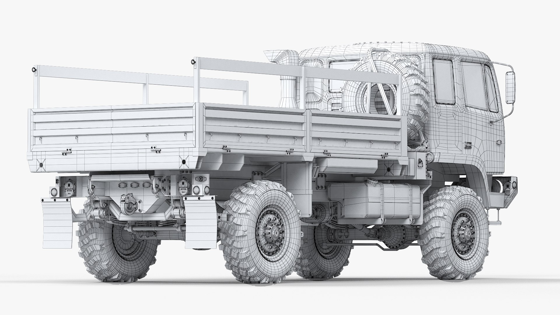 3D Cargo Military Truck FMTV M1078 - TurboSquid 1740190