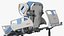 LINET Multifunctional Hospital Bed 3D model