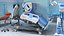 LINET Multifunctional Hospital Bed 3D model