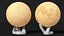 Lampada decorativa Moon On Hand Stand Luce gialla accesa