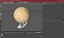 Lampada decorativa Moon On Hand Stand Luce gialla accesa