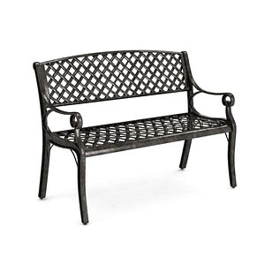Cozumel Copper Cast Aluminum Bench by Christopher Knight Home