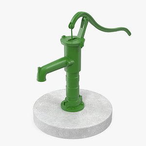 hand water pump rigged model