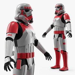 3D Star Wars Shock Trooper A-Pose model