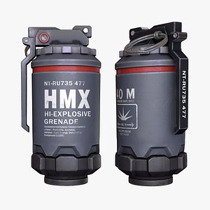 Sci fi Grenade Elysium HMX Explosive
