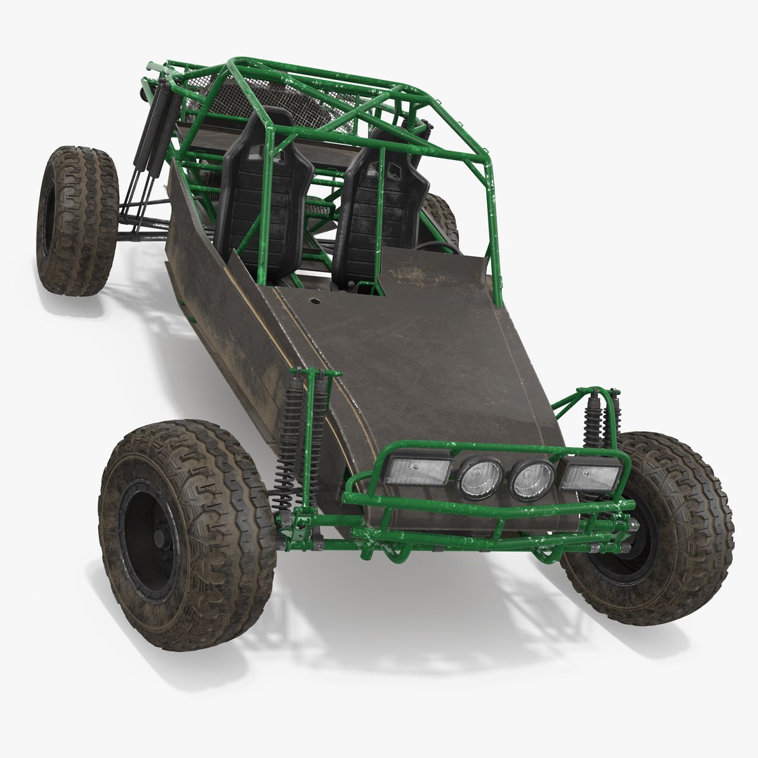 Dune Buggy Rigged 3D Model 3D model preview