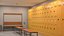 Gym And Locker Room Interior Scene 3D model