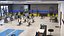 Gym And Locker Room Interior Scene 3D model